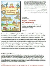 Sagen und Geschichten Braunschweig Ank&uuml;ndigung